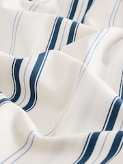 White/Blue Short Sleeve Stripe Shirt - Image 2 of 3