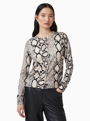 AllSaints Brown Anouk Cardigan - Image 2 of 6