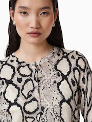 AllSaints Brown Anouk Cardigan - Image 3 of 6