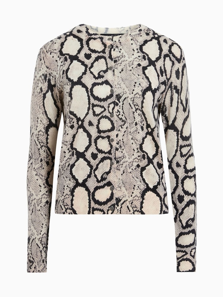 AllSaints Brown Anouk Cardigan - Image 6 of 6