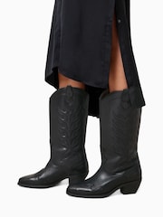 AllSaints Black Dolly Boots - Image 1 of 7