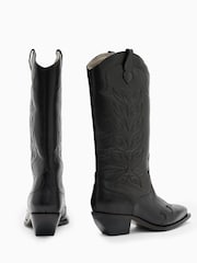AllSaints Black Dolly Boots - Image 5 of 7