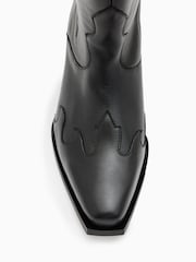 AllSaints Black Dolly Boots - Image 6 of 7