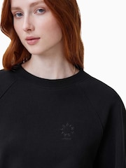 Черный - AllSaints Dani Haven Cotton Sweater - Изображение 2 из 7