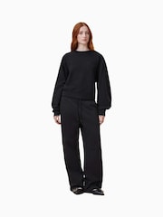 Черный - AllSaints Dani Haven Cotton Sweater - Изображение 5 из 7