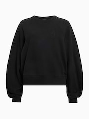Черный - AllSaints Dani Haven Cotton Sweater - Изображение 7 из 7