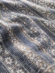 Blue Navajo Style Printed Jersey Short Sleeve Shirt - Image 7 of 7