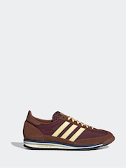 adidas Originals Brown SL 72 OG Trainers - Image 1 of 9
