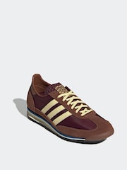 adidas Originals Brown SL 72 OG Trainers - Image 3 of 9