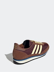 adidas Originals Brown SL 72 OG Trainers - Image 4 of 9