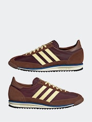 adidas Originals Brown SL 72 OG Trainers - Image 5 of 9