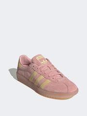 adidas Originals Pink/Yellow Bermuda Trainers - Image 3 of 9