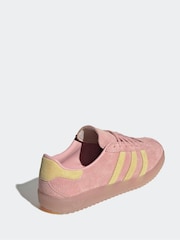 adidas Originals Pink/Yellow Bermuda Trainers - Image 4 of 9