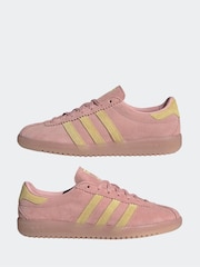 adidas Originals Pink/Yellow Bermuda Trainers - Image 7 of 9