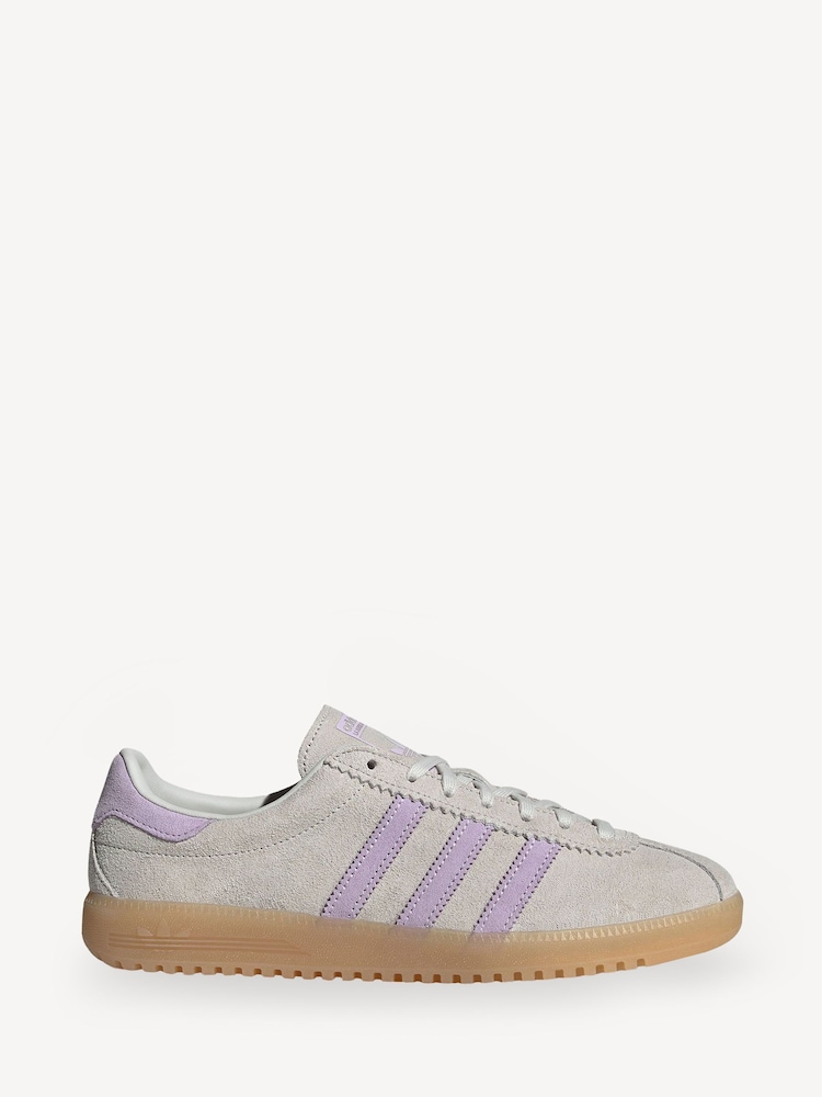 adidas Originals Grey/Purple Bermuda Trainers - Image 1 of 9