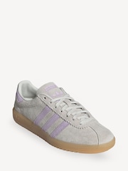 adidas Originals Grey/Purple Bermuda Trainers - Image 3 of 9