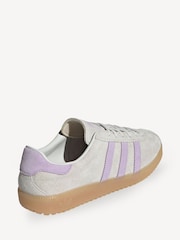 adidas Originals Grey/Purple Bermuda Trainers - Image 4 of 9