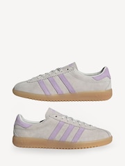 adidas Originals Grey/Purple Bermuda Trainers - Image 5 of 9