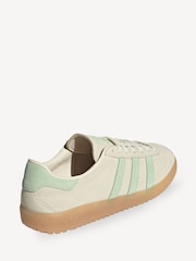 adidas Originals White/Green Bermuda Trainers - Image 4 of 9