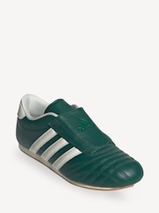 adidas Originals Green/White Taekwondo Trainers - Image 3 of 9
