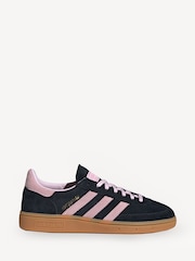 adidas Originals Black/Pink Handball Spezial Trainers - Image 1 of 10