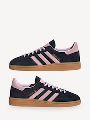 adidas Originals Black/Pink Handball Spezial Trainers - Image 4 of 10