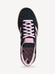adidas Originals Black/Pink Handball Spezial Trainers - Image 7 of 10