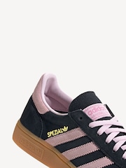 adidas Originals Black/Pink Handball Spezial Trainers - Image 9 of 10