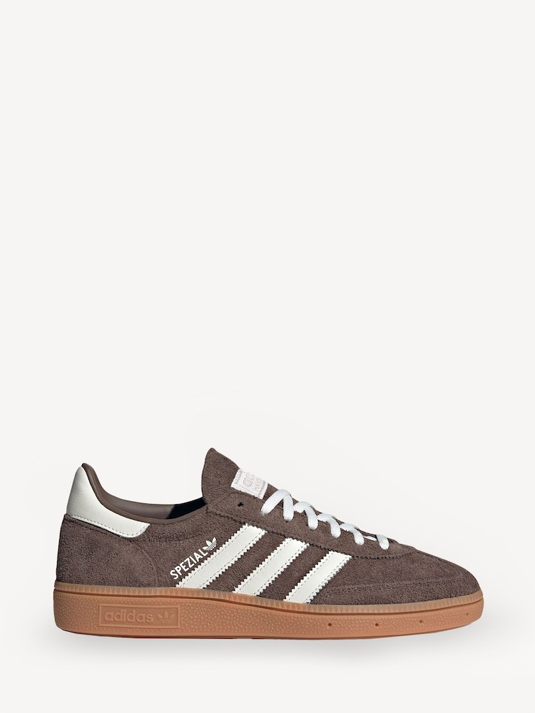 adidas Originals Brown/White Handball Spezial Trainers - Image 1 of 9