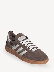 adidas Originals Brown/White Handball Spezial Trainers - Image 3 of 9