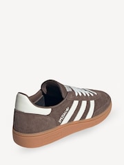 adidas Originals Brown/White Handball Spezial Trainers - Image 4 of 9