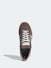 adidas Originals Brown/White Handball Spezial Trainers - Image 6 of 9