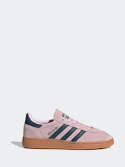 adidas Originals Pink/Blue Handball Spezial Trainers - Image 1 of 9