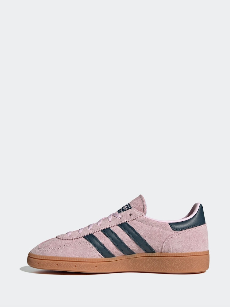 adidas Originals Pink/Blue Handball Spezial Trainers - Image 2 of 9