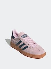 adidas Originals Pink/Blue Handball Spezial Trainers - Image 3 of 9