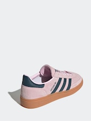 adidas Originals Pink/Blue Handball Spezial Trainers - Image 4 of 9
