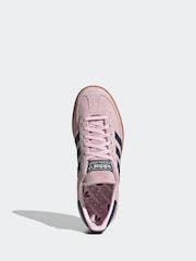 adidas Originals Pink/Blue Handball Spezial Trainers - Image 6 of 9