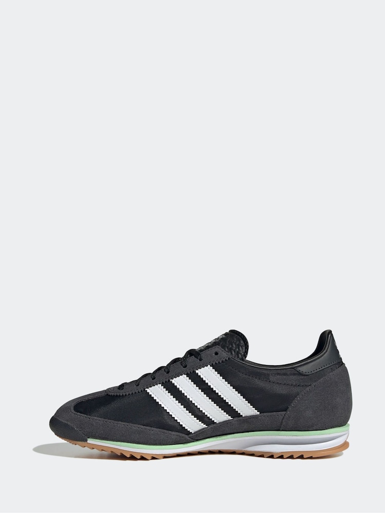 adidas Originals Black SL 72 OG Trainers - Image 2 of 10