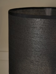 BHS Black Marble Base Shade Floor Lamp - Image 3 of 5