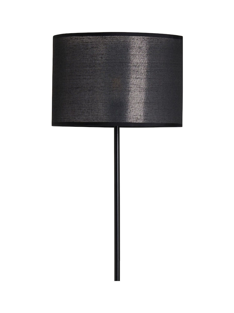 BHS Black Marble Base Shade Floor Lamp - Image 5 of 5