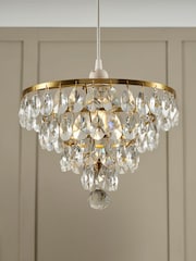 BHS Brass Elsa Easyfit Ceiling Light - Image 1 of 3