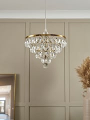 BHS Brass Elsa Easyfit Ceiling Light - Image 2 of 3