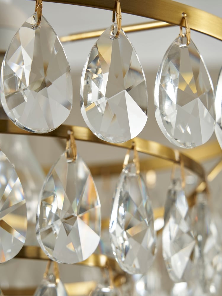 BHS Brass Elsa Easyfit Ceiling Light - Image 3 of 3