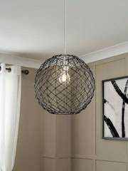 BHS Black Wireball Easyfit Ceiling Light - Image 2 of 7