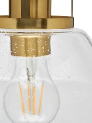 BHS Brass Bubble Glass Ceiling Flush Fitting Light - Image 6 of 6