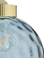 BHS Blue Dimpled Glass Ball Easyfit Ceiling Light - Image 7 of 7