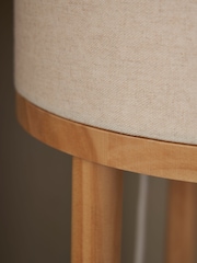 BHS Oak Shelving Floor Lamp - Image 5 of 7