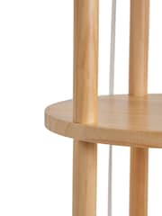 BHS Oak Shelving Floor Lamp - Image 7 of 7