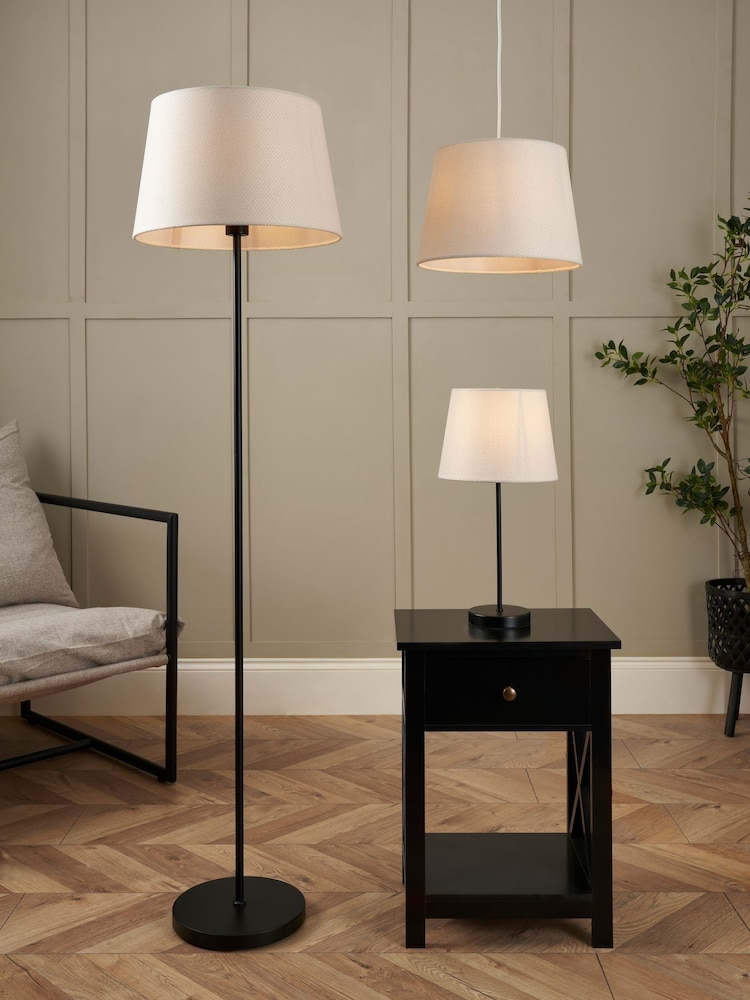 BHS Black Cream Floor Table & Easyfit Set - Image 4 of 4 BHS Black Cream Floor Table & Easyfit Set - Image 4 of 4