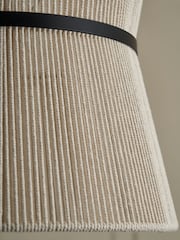 BHS Natural String Bound Double Easyfit Ceiling Light - Image 5 of 7